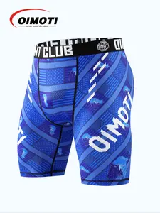 Men's Sporty Compression Leggings, Breathable & Comfortable, Ideal for Outdoor Activities & Sports Training, Random Letter Waistband Design