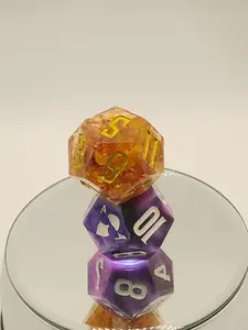 XL Daggerheart d12 Dice for Daggerheart by Critical Role – Embertea Hope & Sickrose Fear | Oversized D&D Dice Set for Fans of Dungeons & Dragons