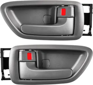 Gray Interior Door Handles for Toyota Sequoia 2001-2007,for Toyota Tundra 2004-2006 (Crew Cab Only), Front Rear Left Driver & Right Passenger 69205-0C030-B1,69206-0C030-B1