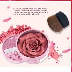 3D Natural Nude Long-Lasting Easy-Application 3D Rose Blush