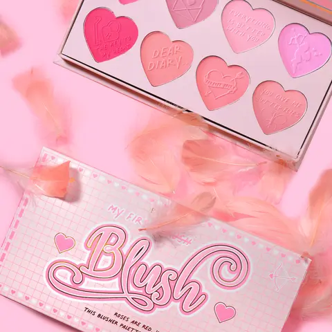 P.Louise My First Blush Palette - Soft Glam Makeup, Everyday Versatile Option, Vibrant Makeup Color, Daily Cosmetic, Essential Cosmetics Products