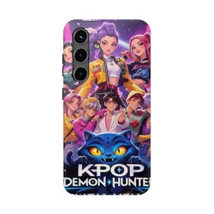 K-Pop Demon Hunters Phone Case - Compatible with iPhone 7, 8, X, 11, 12, 13, 14, 15, 16, 17 & Samsung Galaxy S21, S22, S23, S24, S25 Series
