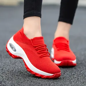 Plus Size Women's Shoes New Sports Shoes Women's Sock Shoes Rocking Shoes Casual Running Shoes