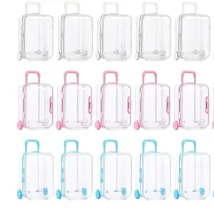 15pcs Mini Suitcase Box Set, Blue// Colors, Travel Organizers, Travel Essentials Carryall, Travel Home Organizer, Compact Storage Solution, Ideal for Frequent Flyer Gifts