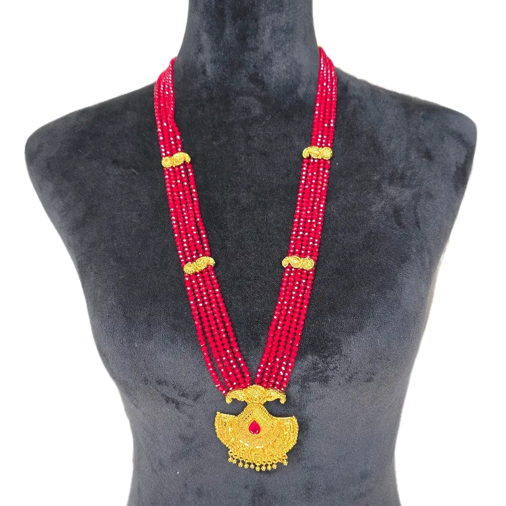 Traditional Nepali Indian Desi beaded necklace