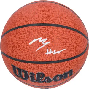 Mikal Bridges New York Knicks Autographed Wilson Authentic Series Indoor/Outdoor Basketball - Fanatics Authentic Certified