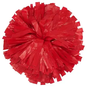 1 Color Plastic Stock Poms - Adult