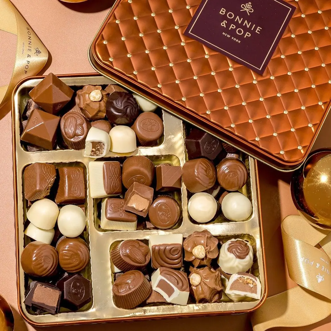 Chocolate Gift Basket – Belgian Truffles in Keepsake Box