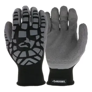 Grip Micro Armor Foam Latex Dipped Cut 1 Work Glove, Nylon Shell, Water Resistant, Abrasion Resistant