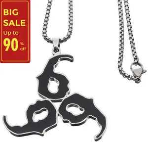 Hip Hop Juice Pendant Necklace, Trendy Stainless Steel Chain, Streetwear Jewelry for Men Women, Hoodie Accessory, Couple Gift, New Year Present