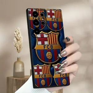 [2D Flat] 1pc Futbol Club Unique and creative phone case with shock and drop protection, compatible with Samsung Galaxy S22, S22+ S22 Ultra S23 FE S23+ S24 Ultra S23+ S24 Plus A05S A14 A33 A35 A15 A51 A53 A54A55