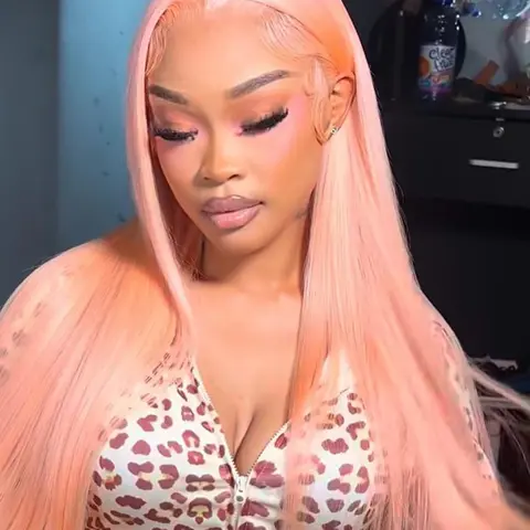 28 Inch Long Straight Wigs for Women, Gorgeous Fluffy Wigs without Bangs, Synthetic Lace Front Wigs for Party, Daily Use, Daily Wear Wig, Glueless Frontal Wig, Premium Synthetic Wigs, Synthetic Hair Wigs