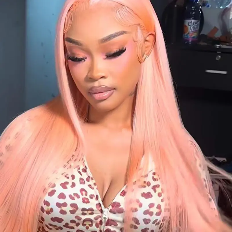 28 Inch Long Straight Wigs for Women, Gorgeous Fluffy Wigs without Bangs, Synthetic Lace Front Wigs for Party, Daily Use, Daily Wear Wig, Glueless Frontal Wig, Premium Synthetic Wigs, Synthetic Hair Wigs