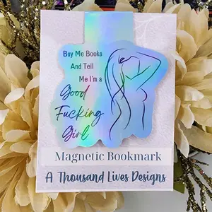 Magnetic Bookmark Buy Me Books And Tell Me I'm a Good Girl