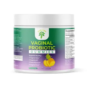 Vitalcore Vaginal Probiotics for Women, Feminine Balance pH Gummies for Healthy Odor, Yeast Balance & Flora + Vitamin C for Immune Support - Hawaiian Pineapple (60 Count) Healthcare Natural Dietary Fitness Supplement