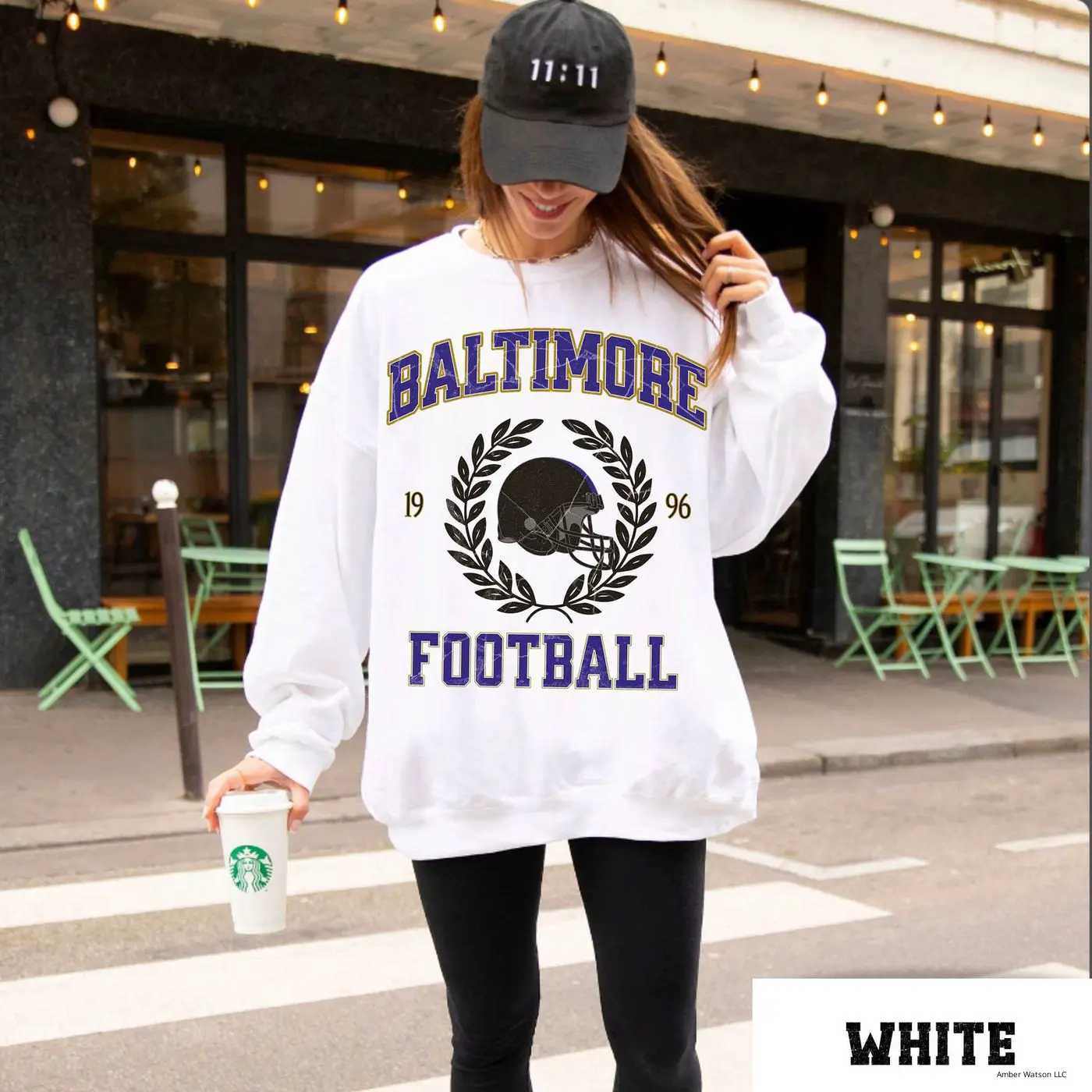 Baltimore Football Sweatshirt, Vintage Raven Football Crewneck, Retro Baltimore Football Shirt, Raven Football Gift, Baltimore Sweatshirt