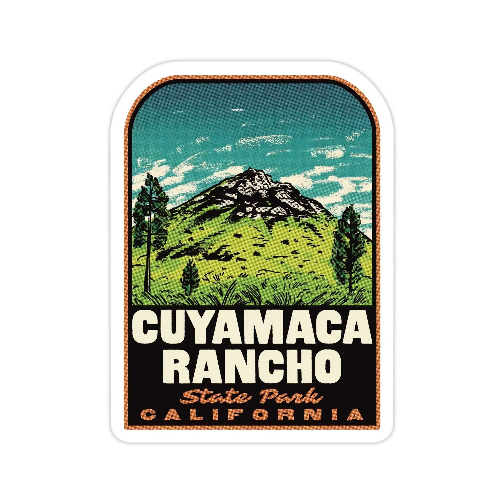 Cuyamaca Rancho State Park California - Vinyl Sticker