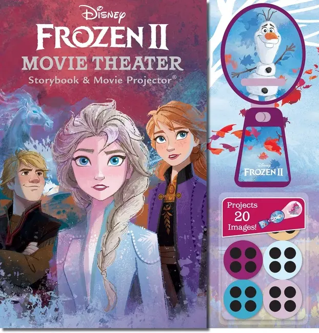 Disney Frozen 2 Movie Theater Storybook & Movie Projector by Marilyn Easton (Hardcover)
