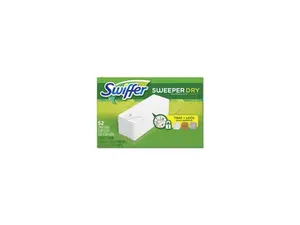 Dry Refill Cloths, White, 10 2/5" x 8", 52/Box, 3 Boxes/Carton 81216