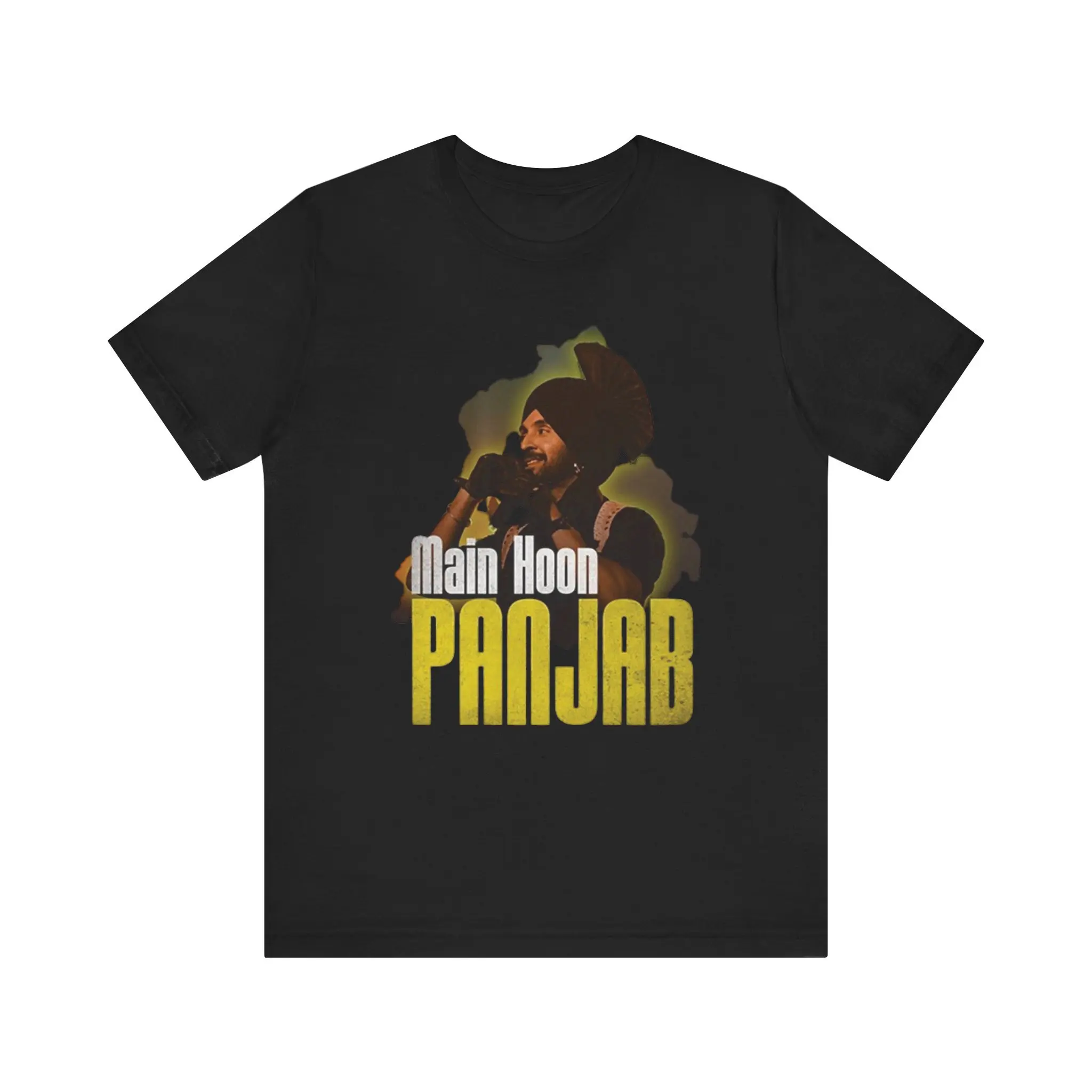 Main Hoon Punjab Shirt Punjabi Pride Graphic Tee Unisex Cotton T-Shirt