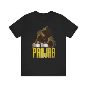 Main Hoon Punjab Shirt Punjabi Pride Graphic Tee Unisex Cotton T-Shirt