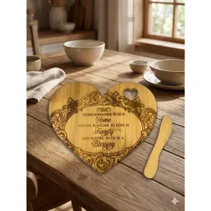Bamboo Cheese Board Set – Family & Home Is a Blessing