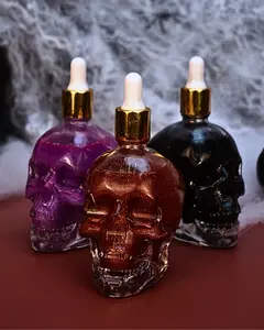 The Skincare Bakery Body Oil: Skull Spooky Scent Halloween Glittery Shimmer