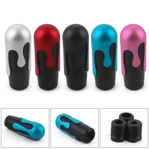 Creative Ice Cream Shape Gear Shift Knob, Aluminium Manual Transmission car Shifter Lever, Universal Gear Stick Fit M8 M10 M12