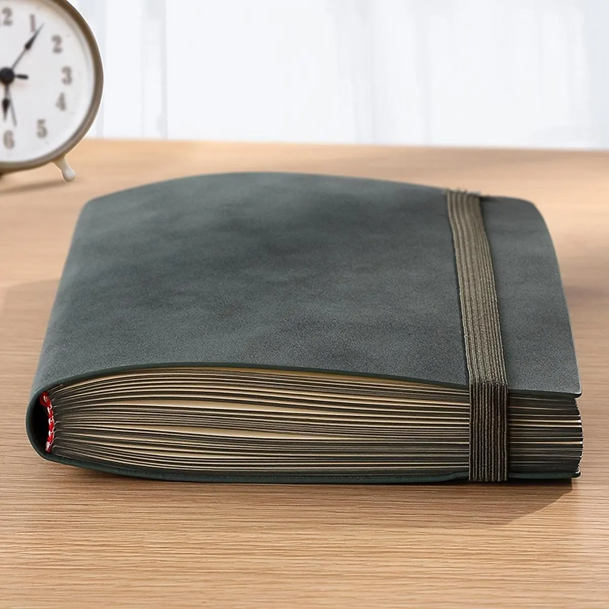 A5 Leather Cover Durable Drawing Notebook, Writing Notebook, Travel Diary Notebook, 1 Count Lined Paper Notebook, Office Stationery & Supplies, School Notebook, Student Essentials for Notes & Beauty Learning, Hardcover Drawing Sketchbook