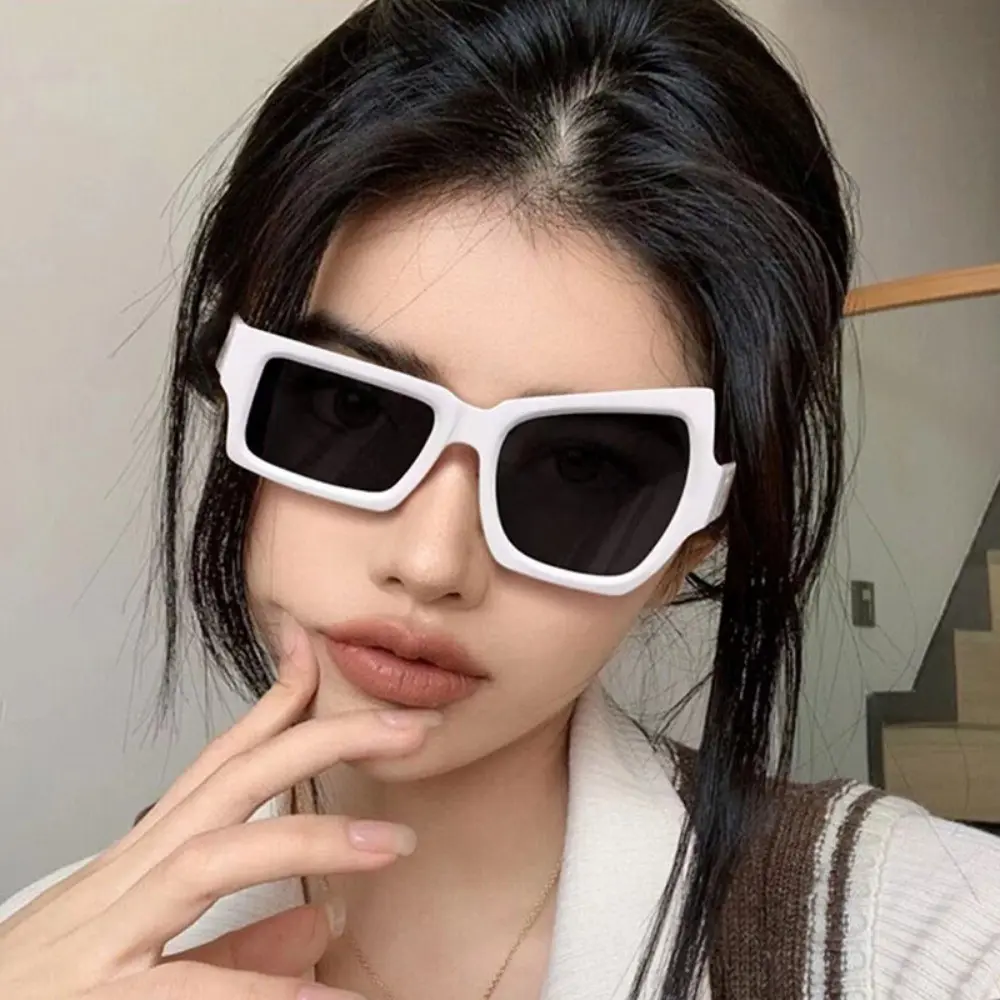 New Asymmetrical Sunglasses, Unique Personality Aviator Style, Trendy Unisex Design, Perfect for Daily Wear & Fashion Statements