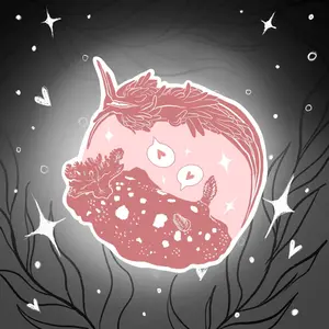 Nudibranch Sea Slug Dorid and Opalscent Nucobranch Vinyl Sticker