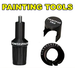 Painting Tools Mini Bundle, Clean Your Paint Roller in 30 seconds, with other helpful painting tools for a hassle free painting experience Walls Sprayer