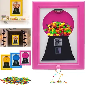 Convenient Candy Frame, Wall-Mounted Photo Frame Candy Dispenser for candies, nuts, dog and cat treats. Can be hung on the wall or placed on a table