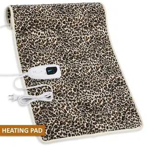 Heating pad, size 40in×20in, 33in×17in, 24in×12in, 6 temperature levels and 4 time settings, portable, back, neck, shoulders and legs heating, machine washable, perfect holiday gift for men, women, parents, Christmas gift