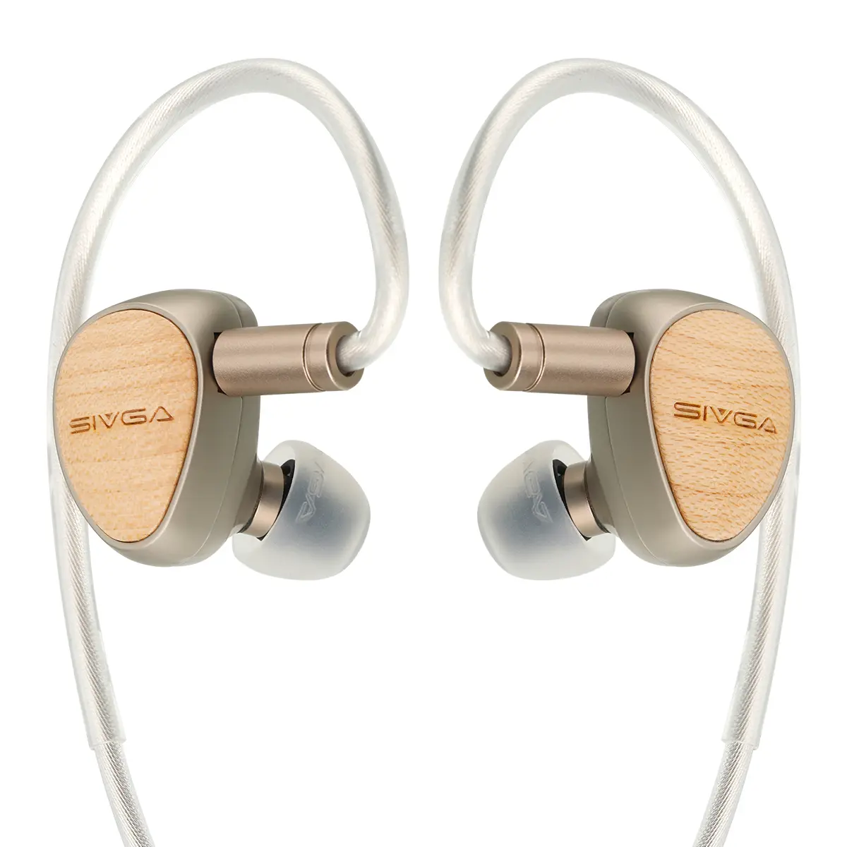SIVGA Que 10mm Diaphragm Dynamic Driver IEM Earphone 2 Pin Hi-Fi Sound Quality Wired Earbuds (Without Mic)