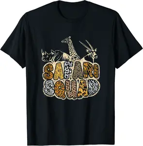 Safari Squad African Halloween Vintage T-Shirt - Lyasiamcmi Shop 80B0B243CBNS