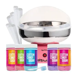The Candery Premium Cotton Candy Machine & 5 Sugar Floss