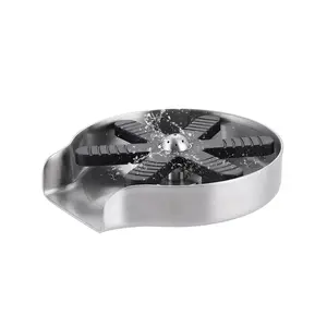 Metal Cup Washer for Sink Stainless Steel, Upgraded 360° Rotating Spout Glass Rinser for Kitchen Sink, Bar Kitchen Sink Accessories (Nickel)