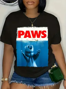 100% Cotton Paws Ferret Funny Ferret Lover Gifts For Men Women T-Shirt