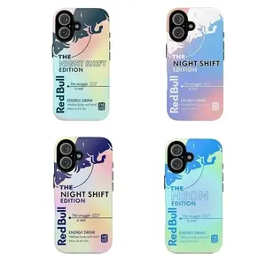 RedBull Energy Drinks Phone Case Night Shift Neon Editions Cover For iPhone X 11 12 13 14 15 16 Plus Pro Max Samsung Galaxy screen protector