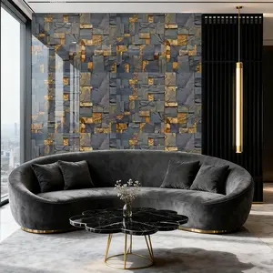 Marble Tile Wall Stickers Kitchen Bathroom Waterproof Self-Adhesive Wallpaper, Marble Backsplash Wallpaper, Modern Decorative Tiles for Renovation & Decoration