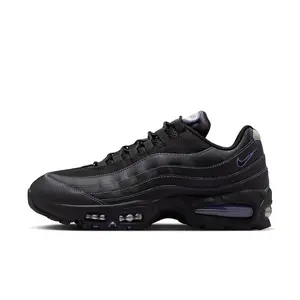 Nike Air Max 95 OG "Big Bubble Black Persian Violet" Men's Boy Closed Footwear Shoe