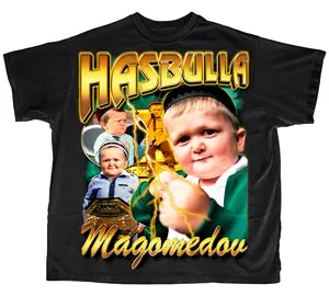 Vintage Retro HASBULLA T-Shirt, Gift for Woman and Man, Cute Casual Unisex T-shirt, Fashion Cotton, Full Colors, Full Sizes, For Men, For Women