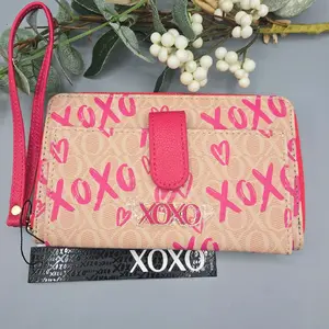 Xoxo Women's Wallet Clutch Bag Heart Multicolor logo.