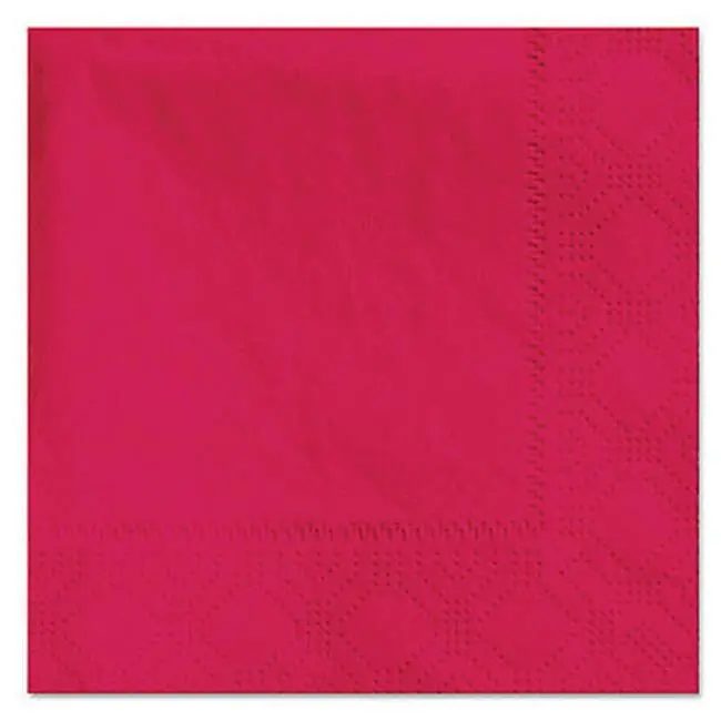 Hoffmaster 180311 Disposable Red Paper Napkins, 9.5x9.5 in Square Soft Strong 1000 Pcs Kitchen Tableware, Easy to Coordinate with Decor, Disposable Napkins
