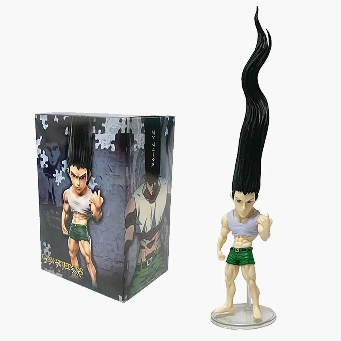 18cm Anime Hunter × Hunter Blackening Xiaojie Action Doll PVC Collection Decoration Model Toy Gift Holiday Gift