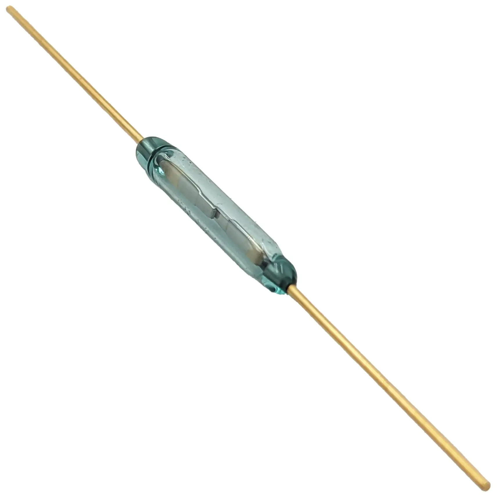 Small Magnetic Reed Switch - SPST, Normally Open, with 2 Ferromagnetic Blades
