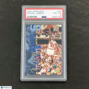 1994 Upper Deck #359 Michael Jordan PSA 8 NM-MT Bulls
