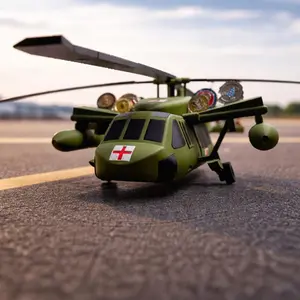 Blackhawk Helicopter Coin Holder | UH-60 Challenge Coin Display | Military Desk Decor | Army Gift