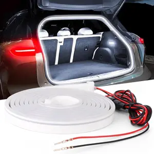 Yobis 168-Inch LED  Car Trunk Interior Lighting Kit — Auto-Sensing, Custom-Fit Trunk Lid Light Strip — High-Brightness Ambient Trunk Lighting — Interior Modification LED Cargo Light — Warm White Ambient Light Strip — Universal 12V Automotive Accessory